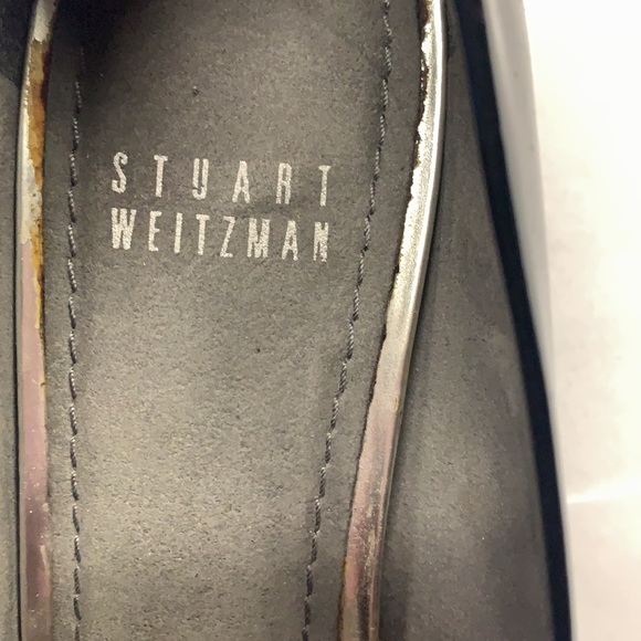Stuart Weitzman Black Patent Wedges - Picture 4 of 6